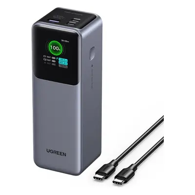 UGREEN Nexode 25000mAh Quick Charging (200W) powerbanka šedá