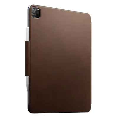 Nomad Leather Folio Plus pouzdro iPad Pro 12.9" (22/21/20/18), Air 13" (2024) hnědé