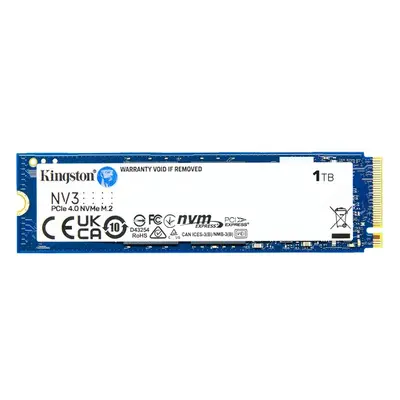 Kingston SSD NV3 1TB NV3 NVMe PCIe M.2 2280 (6000/4000MB/s) SNV3S/1000G