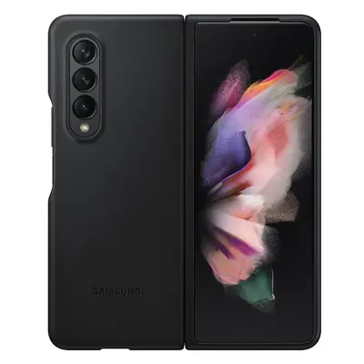 Samsung Leather cover Z Fold3 černý