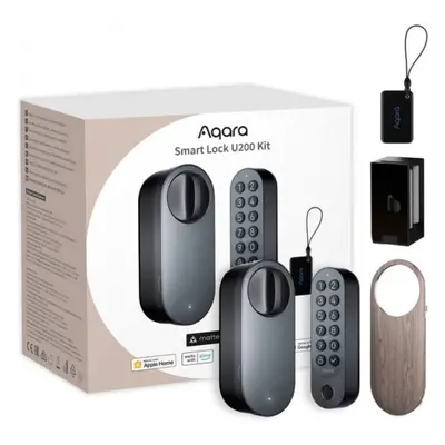 AQARA Smart Lock U200 Kit (EL-D02D) černý Černá