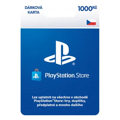 PlayStation Store - Dárková karta 1000 Kč