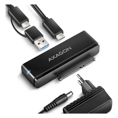 AXAGON USB-C Redukce ADSA-FPX Černá