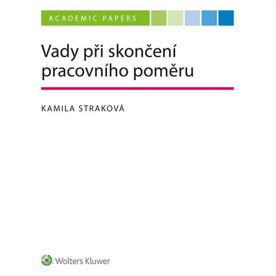 Vady při skončení pracovního poměru