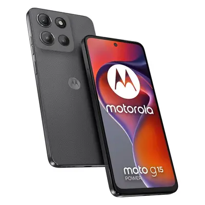 Motorola Moto G15 Power 8+256GB DS GSM tel. Gravity Grey (Vegan Leather) Šedá