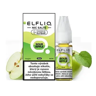 Elfliq Salt Nakyslé jablko 10ml (10mg)