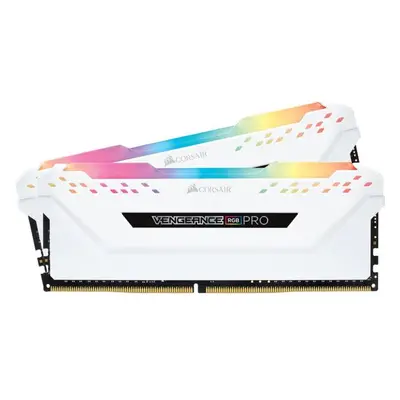 Corsair Vengeance RGB PRO 16GB (2x8GB) DDR4 3200 CL16, bílá CMW16GX4M2C3200C16W Bílá