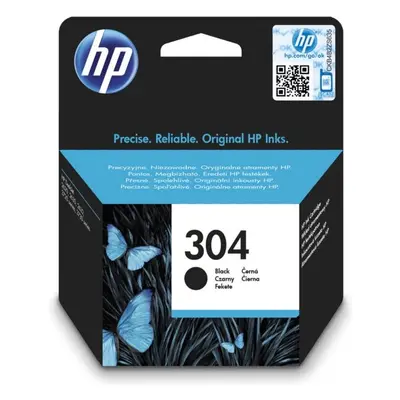 HP 304 Black Original Ink Cartridge Černá