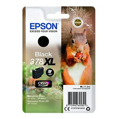 Epson 378XL Squirrel Claria Photo HD černý