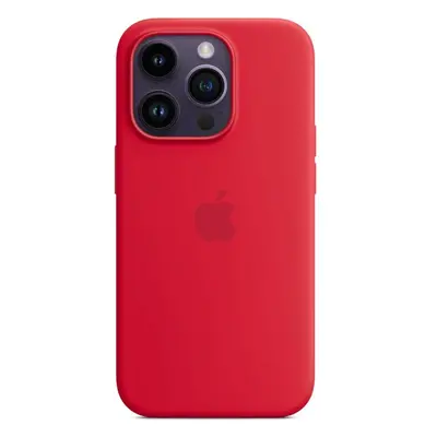 Apple silikonový kryt s MagSafe na iPhone 14 Pro (PRODUCT)RED Červená