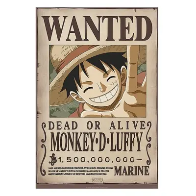 Plakát One Piece - Wanted Luffy (2)