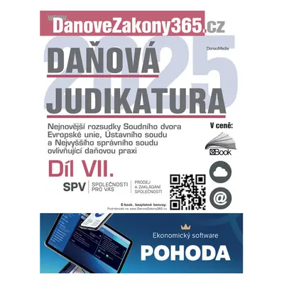 Daňová judikatura (VII.)