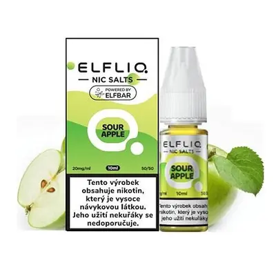 Elfliq Salt Nakyslé jablko 10ml (20mg)