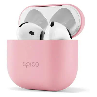 Epico silikonový kryt pro Airpods 4 růžový Růžová