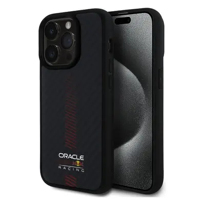 Oracle Red Bull Racing Carbon Powerbar MagSafe kryt iPhone 14 Pro černý