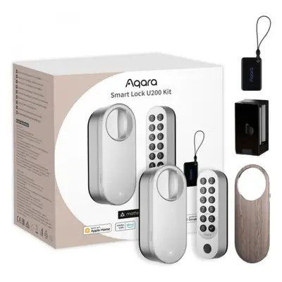 AQARA Smart Lock U200 Kit (EL-D02DS) stříbrný Stříbrná