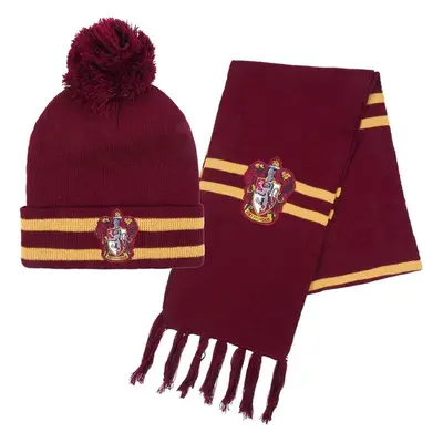 Dárkový set čepice a šála Harry Potter – Gryffindor