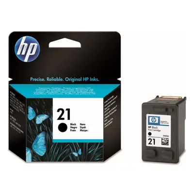 HP 21 Black EU Cartridge Černá