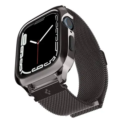 Spigen Metal Fit Pro Graphite Apple Watch 8/7 45mm ACS04585 Grafitová