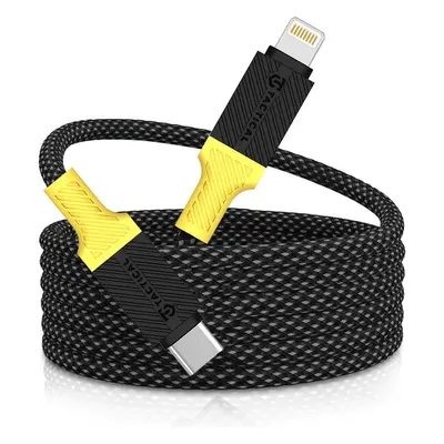 Tactical MagRope USB-C/Lightning 1m Black/Yellow