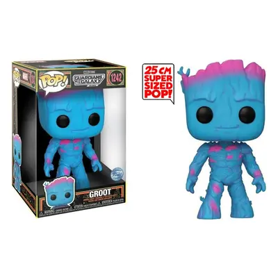 Funko Pop! 1242 XL Guardians of the Galaxy Groot Black Light