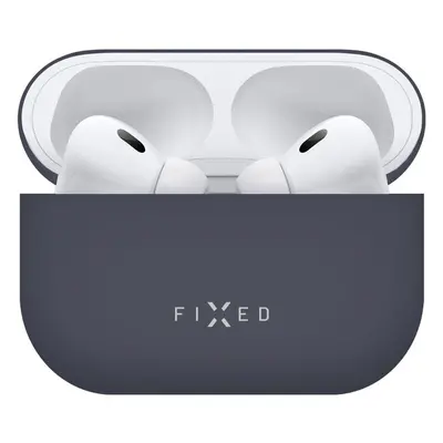 FIXED Silky silikonové pouzdro pro Apple AirPods Pro/Pro 2 modré