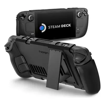 Spigen Thin Fit kryt with Kick Stand Steam Deck černý