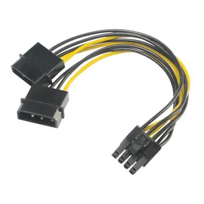 Akasa redukce 4pin Molex na 8pin PCIe, 15cm