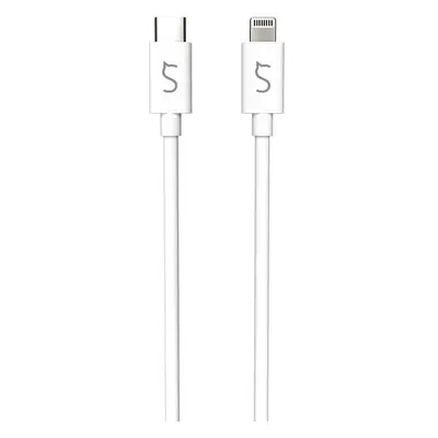 iWant certifikovaný USB-C - Lightning kabel 1m bílý