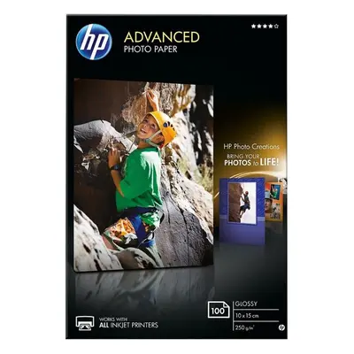 HP Adv 10x15 Gls 100 sht FSC Photo Paper