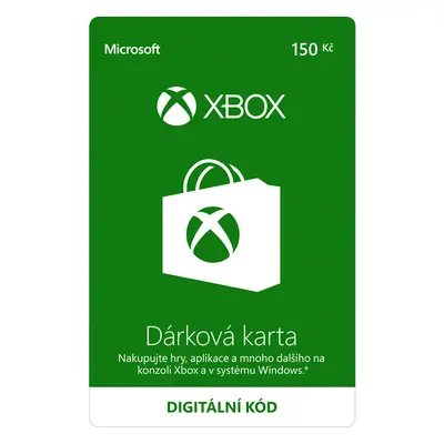 Xbox Live - kredit 150 Kč (digitální verze)