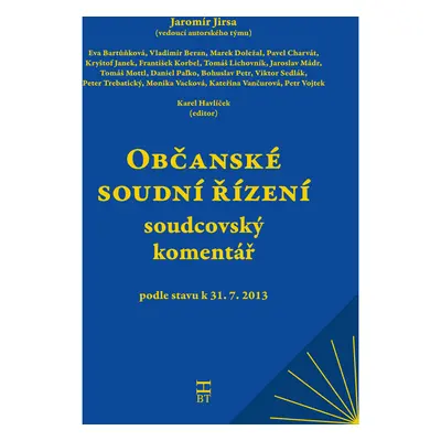 Občanské soudní řízení - soudcovský komentář