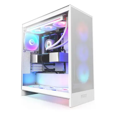 NZXT H7 Flow RGB bílá (CM-H72FW-R1) Bílá