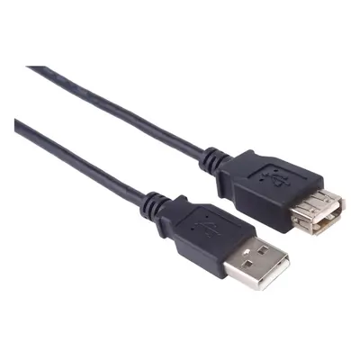 PremiumCord kupaa5 USB 2.0 prodlužovací, A-A, 5m Černá