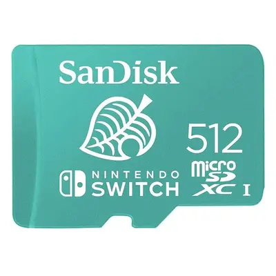 SanDisk MicroSDXC karta 512GB pro Nintendo Switch SDSQXAO-512G-GNCZN