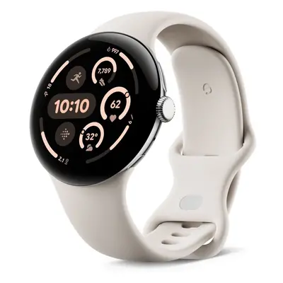 Google Pixel Watch 3 44mm béžová Stříbrná