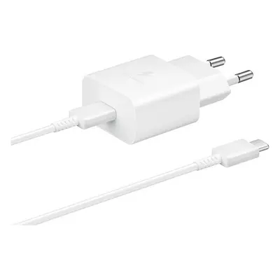 Samsung 15W USB-C nabíječka s kabelem bílá (Bulk)