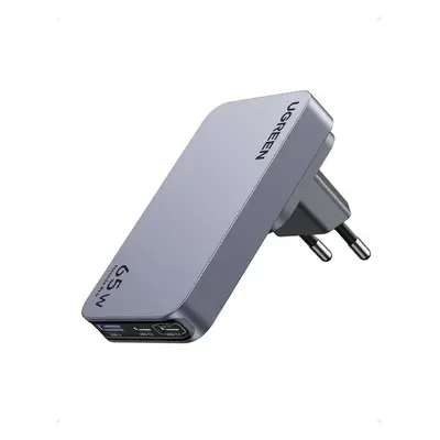 UGREEN Nexode Pro 65W GaN nabíječka s USB-C/USB-A šedá