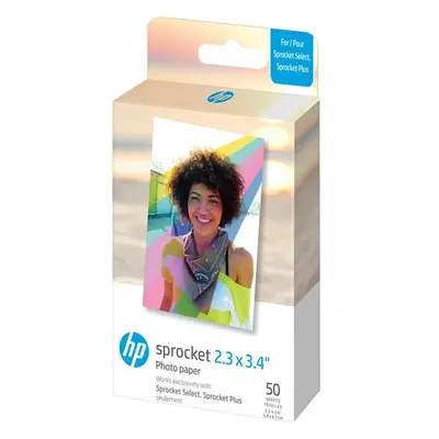 HP Zink Paper Sprocket Select 50 ks 2,3x3,4"