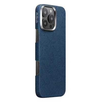 Pitaka Tactile Woven Case kryt iPhone 16 Pro PTK Dark Blue