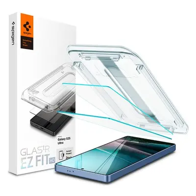 Spigen Glass tR EZ Fit HD sklo Samsung Galaxy S25 Ultra čiré (2 ks)