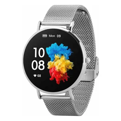 Garett Smartwatch Verona stříbrná, ocel Stříbrná