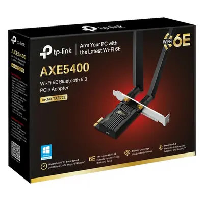 TP-Link Archer TXE72E Wi-Fi PCIe adaptér Černá