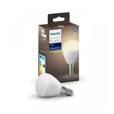 Philips Hue White Luster Bluetooth žárovka LED E14/P45 5,5W 470lm