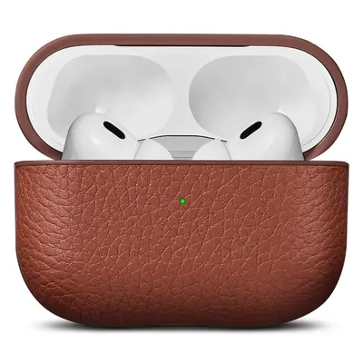 Woolnut kožené pouzdro pro AirPods Pro 2. generace hnědé