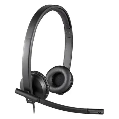 Logitech USB Headset H570e Stereo Černá