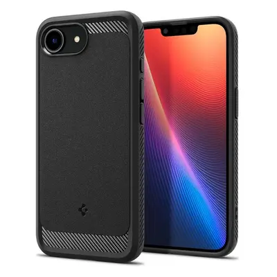 Spigen Rugged Armor MagSafe kryt iPhone 16e matně černý