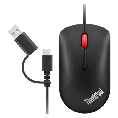 Lenovo ThinkPad USB-C Wired Compact Mouse 4Y51D20850 Černá