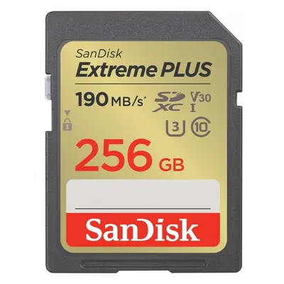 SanDisk SDXC karta 256GB Extreme PLUS SDSDXWV-256G-GNCIN