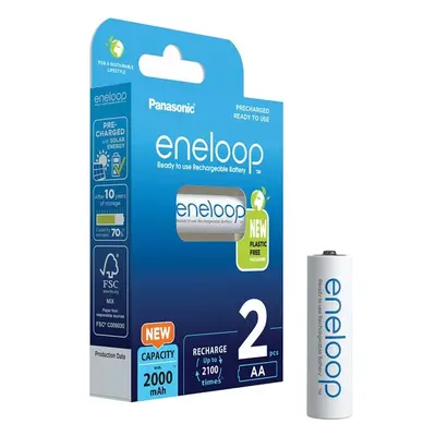 Panasonic Eneloop AA 2ks 3MCCE/2BE Bílá